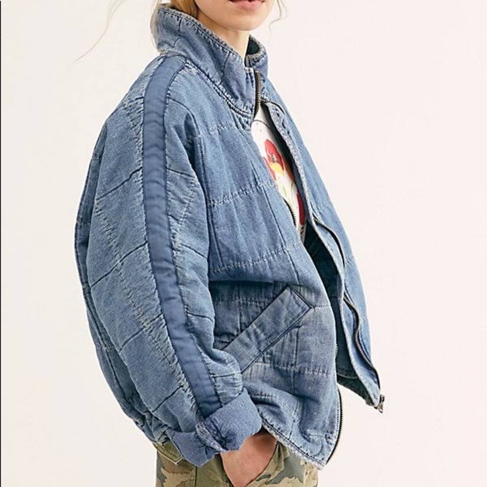 Free People Dolman Quilted Jacket